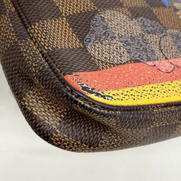 LOUIS VUITTON Brown Damier Pochette Pouch - Picture 7 of 11